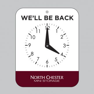 North Chester Clock Sign
