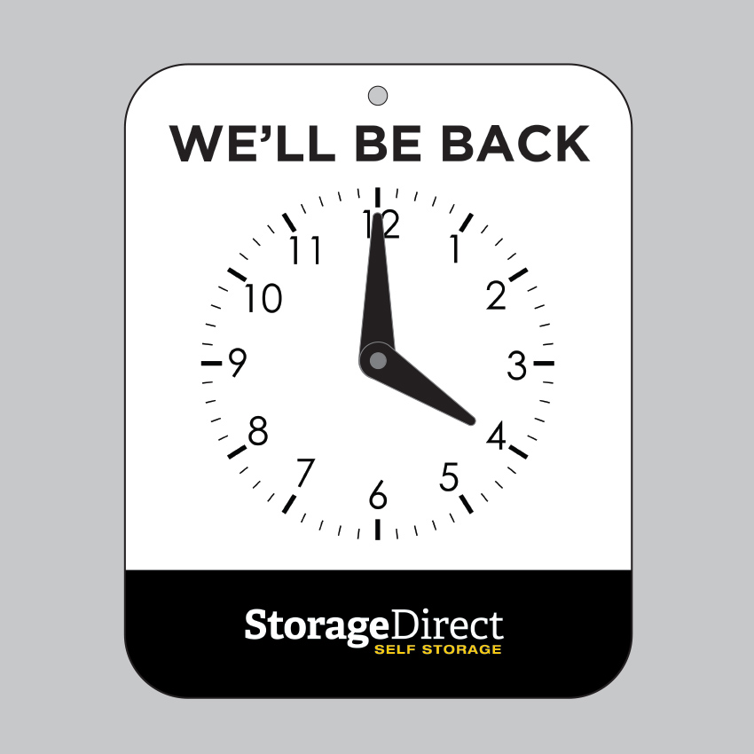 Storage Direct Clock Sign
