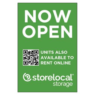 Storelocal Lake Wales Now Open A-Frame Insert
