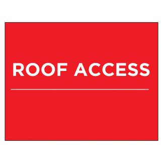 Dayton Roof Access Sign 11" x 8.5"