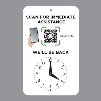 Unbranded Clock Sign Large