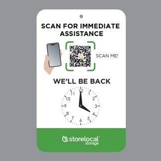 Storelocal Clock Sign Large