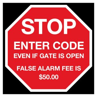 Storage Direct Francis Stop Sign