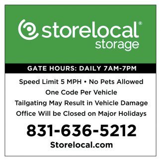 Storelocal Hollister Gate Sign 38"x38"