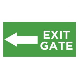Storelocal Austin Exit Sign Left 46"x22"
