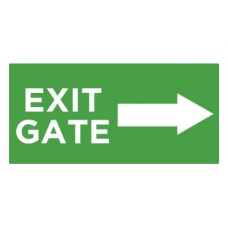 Storelocal Austin Exit Sign Right 46"x22"