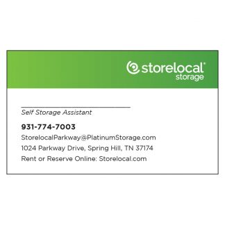 Storelocal Parkway Business Card