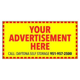Daytona Banner 32'x16' - Advertisment