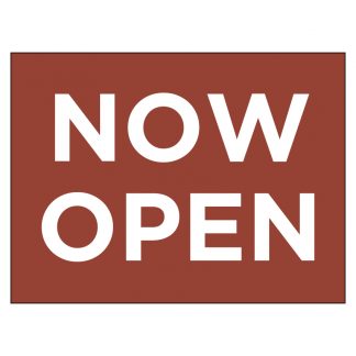 Storelocal Prunedale Now Open 24"x18" with H Stakes - Red