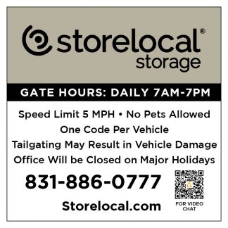 Storelocal Prunedale Exit Gate Sign 38"x38"