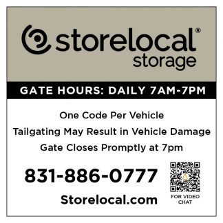 Storelocal Prunedale Gate Sign 38"x38"