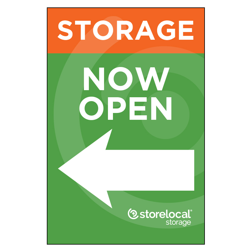 Storelocal Parkway Now Open A-Frame Insert