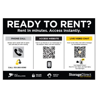SD Cedar Park "Ready to Rent" Sign 36"x24"
