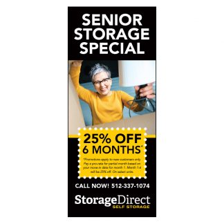 Storage Direct Cedar Park Rack Card