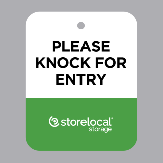 Storelocal Oakland Knock Sign