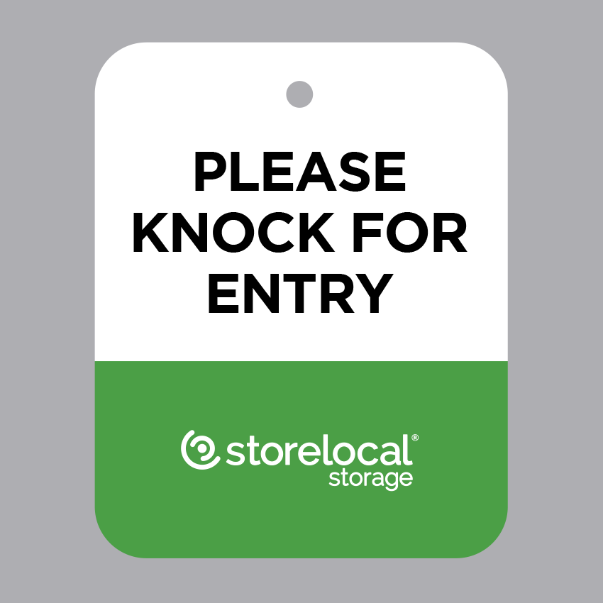 Storelocal Oakland Knock Sign
